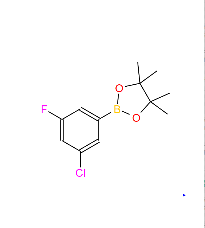 3-氯-5-氟苯硼酸频哪醇酯,3-Chloro-5-fluoro-(4,4,5,5-tetramethyl-1,3,2-dioxaborolan-2-yl)benzene