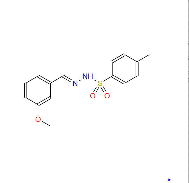 N'-（2-甲氧基亚苄基）-4-甲基苯磺酰肼,N'-(2-methoxybenzylidene)-4-methylbenzenesulfonohydrazide