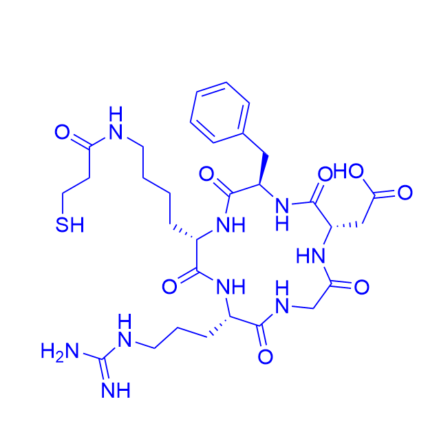 RGD环肽-巯基丙酸,cyclo(RGDfK{Mpa})