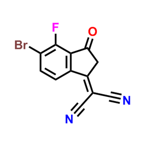 2-(5-溴-4-氟-3-氧代-2,3-二氢-1H-茚-1-亚基)丙二腈