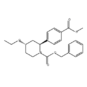 (2S,4S)-4-乙氧基-2-(4-(甲氧羰基)苯基)哌啶-1-羧酸苄酯