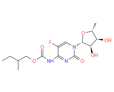5'-脱氧- 5 -氟-N -[(2-甲基丁)羰基]胞苷,5'-Deoxy-5-fluoro-N-[(2-methylbutoxy)carbonyl]cytidine