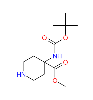 4-N-BOC-哌啶-4-甲酸甲酯,Methyl4-((tert-butoxycarbonyl)amino)piperidine-4-carboxylate