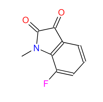 7-氟-1-甲基二氢吲哚-2,3-二酮,7-Fluoro-1-methylindoline-2,3-dione