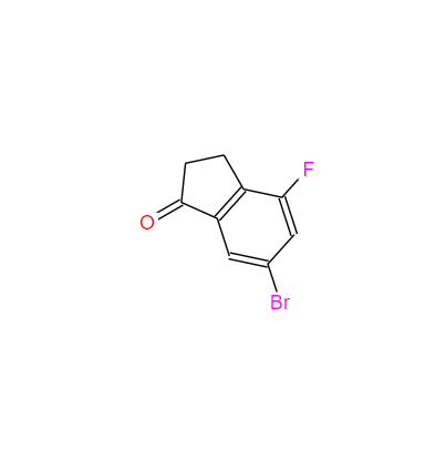 6-溴-4-氟-2,3-二氫-1H-茚-1-酮,6-Bromo-4-fluoro-2,3-dihydro-1H-inden-1-one