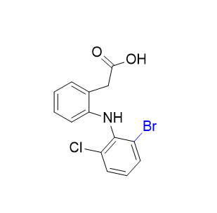 双氯芬酸钠杂质D,2-(2-((2-bromo-6-chlorophenyl)amino)phenyl)acetic acid