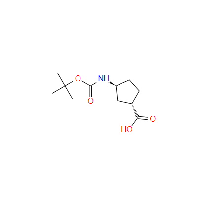 (1S,3S)-N-BOC-氨基环戊烷-3-羧酸,(1S,3S)-3-{[(tert-butoxy)carbonyl]amino}cyclopentane-1-carboxylic acid