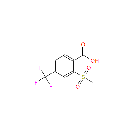 2-甲基磺酰基-4-三氟甲基苯甲酸,2-Methylsulfonyl-4-trifluoroMethylbenzoic acid