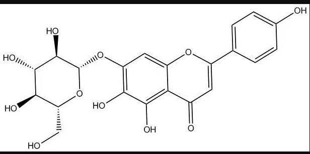 野黄芩苷 7-O-β-D-葡萄糖苷,Scutellarein-7-O-glucoside
