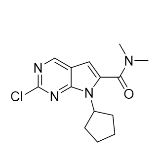 2-氯-7-环戊基-N,N-二甲基-7H-吡咯并[2,3-d]嘧啶-6-甲酰胺,2-Chloro-7-cyclopentyl-N,N-dimethyl-7H-pyrrolo[2,3-d]pyrimidine-6-carboxamide