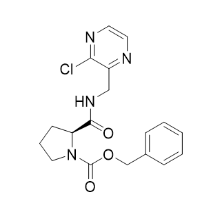 (S)-2-((3-氯吡嗪-2-基)甲基氨基甲酰)吡咯烷-1-羧酸苄酯,(S)-Benzyl 2-((3-chloropyrazin-2-yl)methylcarbamoyl)pyrrolidine-1-carboxylate