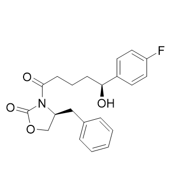 (4S)-3-[(5S)-5-(4-氟苯基)-5-羥基-1-氧代戊基]-4-(芐基)-2-惡唑烷酮,(4S)-3-[(5S)-5-(4-Fluorophenyl)-5-hydroxy-1-oxopentyl]-4-(phenylmethyl)-2-oxazolidinone