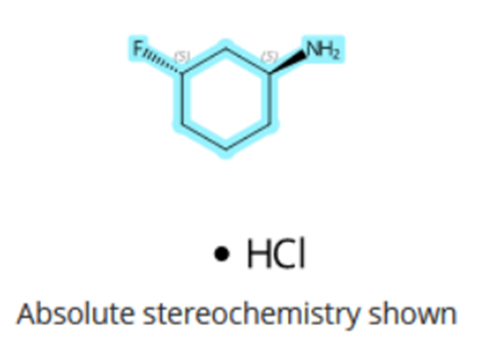 (1S,3S)-3-氟环己烷-1-胺盐酸盐,(1S,3S)-3-fluorocyclohexan-1-amine hydrochloride