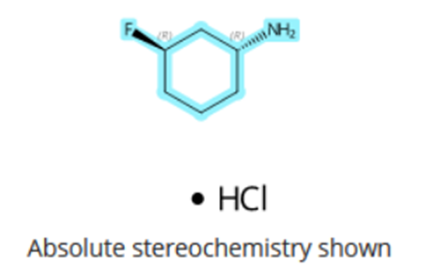 (1R,3R)-3-氟环己烷-1-胺盐酸盐,(1R,3R)-3-fluorocyclohexan-1-amine hydrochloride