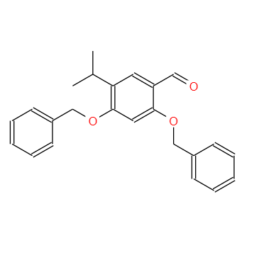 2，4-二苄氧基-5-异丙基苯甲醛,2,4-Bis(benzyloxy)-5-isopropylbenzaldehyde