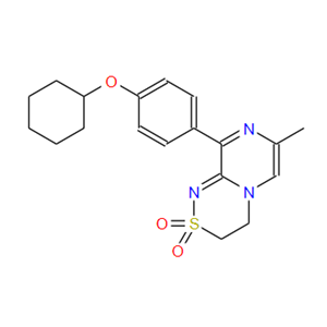 9-(4-(环己氧基)苯基)-7-甲基-3,4-二氢吡嗪[2,1-C][1,2,4]噻二嗪-2,2-二氧化物
