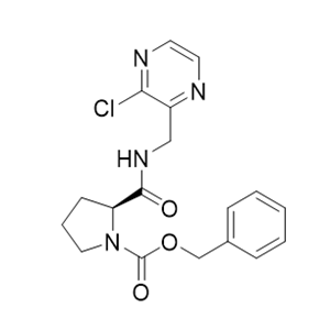 (S)-2-((3-氯吡嗪-2-基)甲基氨基甲酰)吡咯烷-1-羧酸苄酯