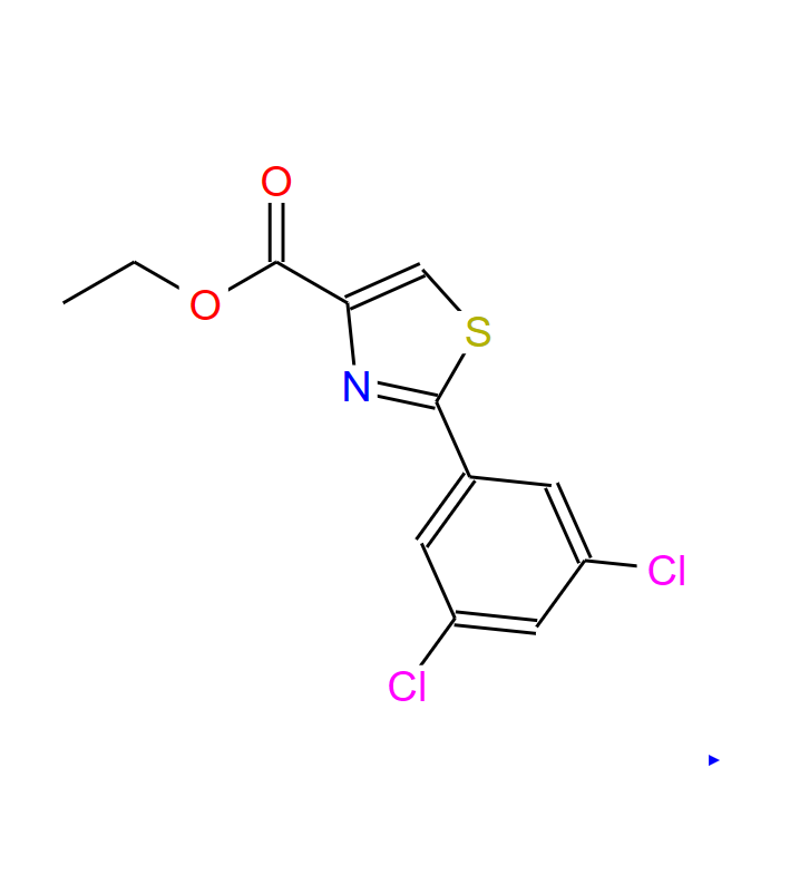 2-(3,5-二氯苯基)-1,3-噻唑-4-羧酸乙酯,ethyl 2-(3,5-dichlorophenyl)thiazole-4-carboxylate