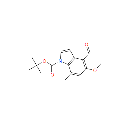 5-甲氧基-7-甲基-T-BOC-1H-吲哚-4-甲醛,5-Methoxy-7-Methyl-t-Boc-1H-indole-4-carbaldehyde