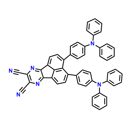 3,4-双（4-（二苯基氨基）苯基）并[1，2-b]吡嗪-8,9-二腈,3,4-bis(4-(diphenylamino)phenyl)acenaphtho[1,2-b]pyrazine-8,9-dicarbonitrile