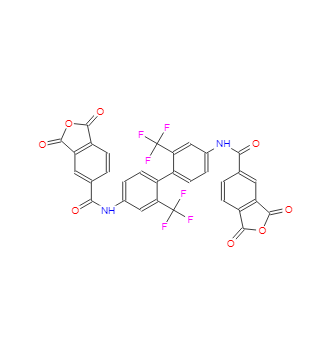 N,N’-(2,2-雙(三氟甲基)-[1,1’-聯(lián)苯]-4,4’-二基)雙(1,3-二側(cè)氧基-1,3-二氫異苯并呋喃-5-羧基酰胺,TA-TFMB