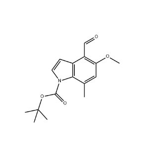 5-甲氧基-7-甲基-T-BOC-1H-吲哚-4-甲醛,5-Methoxy-7-Methyl-t-Boc-1H-indole-4-carbaldehyde