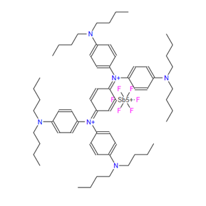 5496-71-9；N,N’-2,5-环己二烯-1,4-二基双[4-(二丁氨基)-N-[4-(二丁氨基)苯基]苯铵,双[(OC-6-11)-六氟锑酸盐(1-)]