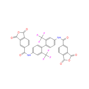 N,N’-(2,2-双(三氟甲基)-[1,1’-联苯]-4,4’-二基)双(1,3-二侧氧基-1,3-二氢异苯并呋喃-5-羧基酰胺 1226511-56-3