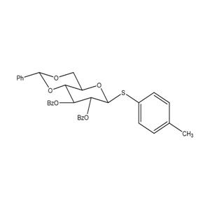 4-甲基苯基2,3-二-O-苄基-4,6-亚苄基-1-噻-β-D-吡喃葡萄糖苷