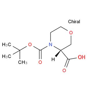 (3R)-3,4-吗啉二羧酸 4-叔丁酯,4-Boc-3(R)-morpholinecarboxylic acid