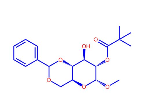 甲基4,6-O-亞芐基-2-O-特戊?；?a-D-吡喃葡萄糖苷