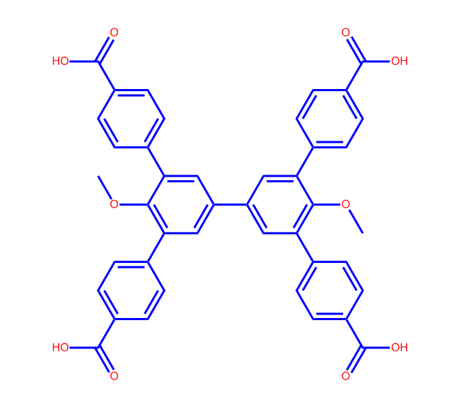 3,3',5,5'-四(4-羧基苯基)-4,4'-聯(lián)苯二甲醚,[1,1':3',1'':3'',1'''-Quaterphenyl]-4,4'''-dicarboxylic acid, 5',5''-bis(4-carboxyphenyl)-4'',6'-dimethoxy-