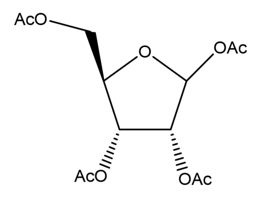 1,2,3,5-四乙酰-β-D-呋喃核糖,Beta-D-Ribofuranose 1,2,3,5-tetraacetate