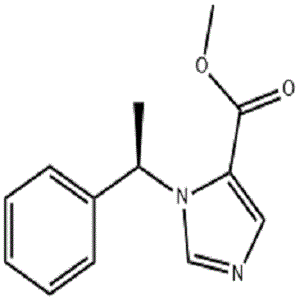 (R)-1-(1-苯基乙基)-1H-咪唑-5-羧酸甲酯,methyl (R)-1-(1-phenylethyl)-1H-imidazole-5-carboxylate