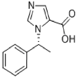 (R)-2-巰基-1-(1-苯基乙基)-1H-咪唑-5-羧酸,(R)-(+)-1-(1-PHENYLETHYL)-1H-IMIDAZOLE-5-CARBOXYLIC ACID