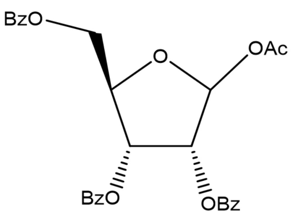 1-O-乙酰基-2,3,5-三-O-苯甲酰基-D-呋喃核糖,D-Ribofuranose, 1-acetate 2,3,5-tribenzoate