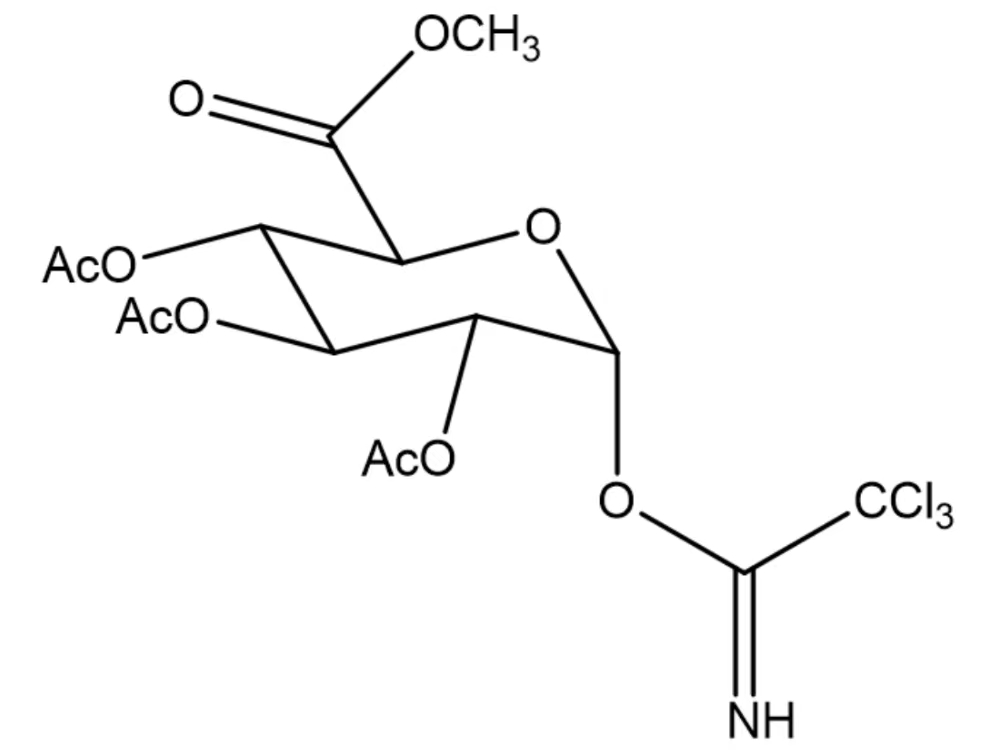 2,3,4-三-O-乙?；?β-D-葡萄糖醛酸甲酯 三氯乙酰亞胺酯,2,3,4-Tri-O-acetyl-α-D-glucuronic Acid Methyl Ester Trichloroacetimidate