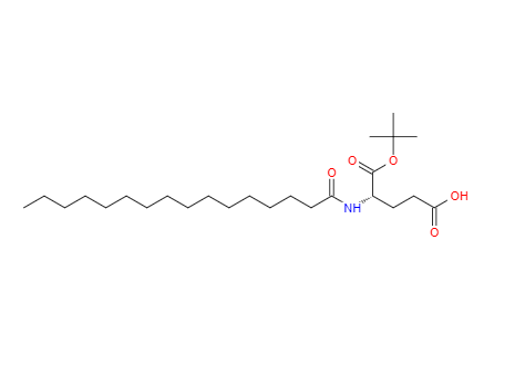 N-十六酰基-L-谷氨酸 Α-叔丁酯,N-(1-Oxohexadecyl)-L-glutaMic Acid tert-Butyl Ester