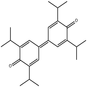3,3',5,5'-四异丙基-[1,1'-双(环己二烯)]-2,2',5,5'-四烯-4,4'-二酮,3,3',5,5'-Tetraisopropyldiphenoquinone