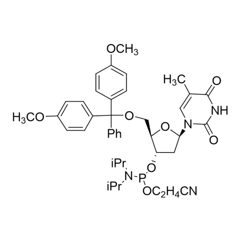 5'-O-DMT-脱氧胸苷-3'-氰乙氧基亚磷酰胺,5'-O-DMT-Thymidine-3'-Cyanoethyl Phosphoramidite
