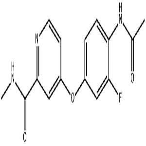 4-(4-乙酰氨基-3-氟苯氧基)-N-吡啶甲酰胺,4-(4-acetamido-3-fluorophenoxy)-N-methylpicolinamide