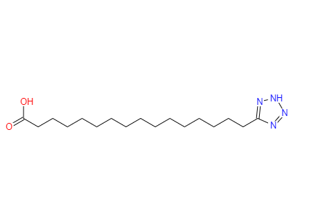 16-（1H-四氮唑-5-基）十六烷酸,2H-Tetrazole-5-hexadecanoic acid
