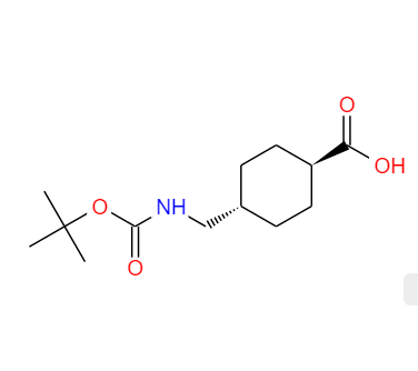 反式-4-(叔丁氧羰基氨基甲基)环己基羧酸,trans-4-(((tert-Butoxycarbonyl)amino)methyl)cyclohexanecarboxylic acid