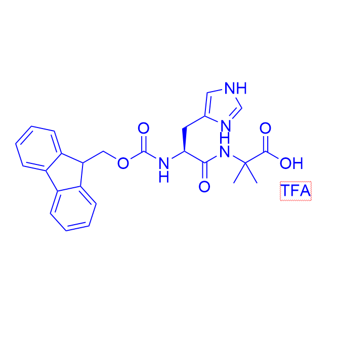N-[(9H-芴-9-基甲氧基)羰基]-L-組氨酸-2-甲基-丙氨酸2,2,2-三氟乙酸酯,Fmoc-His-Aib-OH TFA