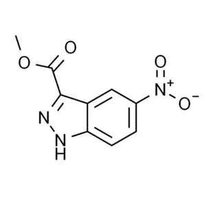 78155-75-6；	5-硝基-1H-吲唑-3-甲酸甲酯