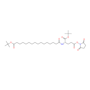 叔丁基十六烷二酰基- L-GLU (OSU) -OTBU