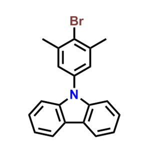 9-（4-溴-3,5-二甲基苯基）-9H-咔唑,9-(4-bromo-3,5-dimethylphenyl)-9H-carbazole