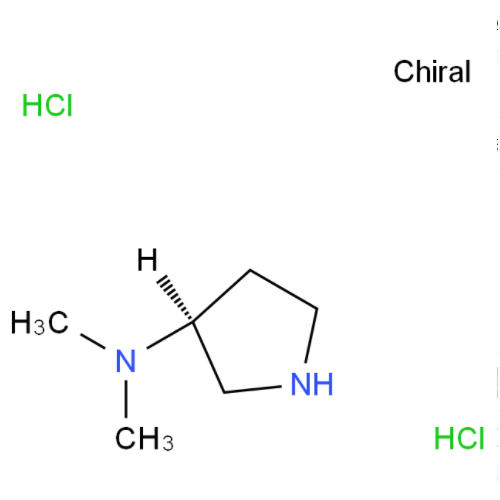 (S)-(-)-3-二甲基氨基吡咯烷二盐酸盐,(S)-3-DIMETHYLAMINOPYRROLIDINE 2HCL