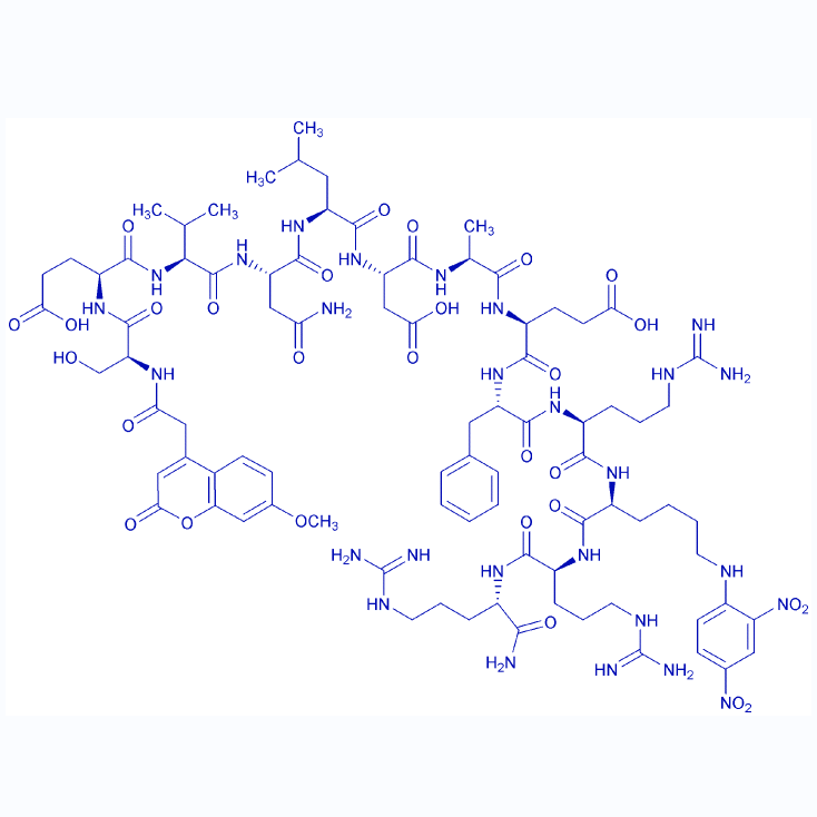 熒光共振能量轉(zhuǎn)移 FRET底物多肽,Mca-(Asn670,Leu671)-Amyloid β/A4 Protein Precursor770 (667-676)-Lys(Dnp)-Arg-Arg amide