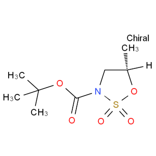 (S)-5-甲基-1,2,3-氧代噻唑烷-3-甲酸叔丁酯-2,2-二氧化物,(s)-tert-butyl 5-methyl-1,2,3-oxathiazolidine-3-carboxylate 2,2-dioxide